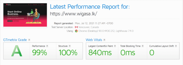 Page Loading Speed For Google Ranking (Core Web Vitals)